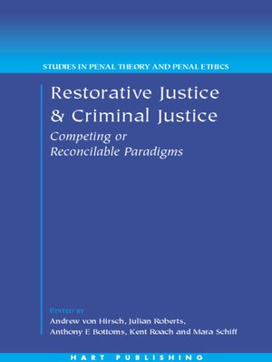 cover image of Restorative Justice & Criminal Justice